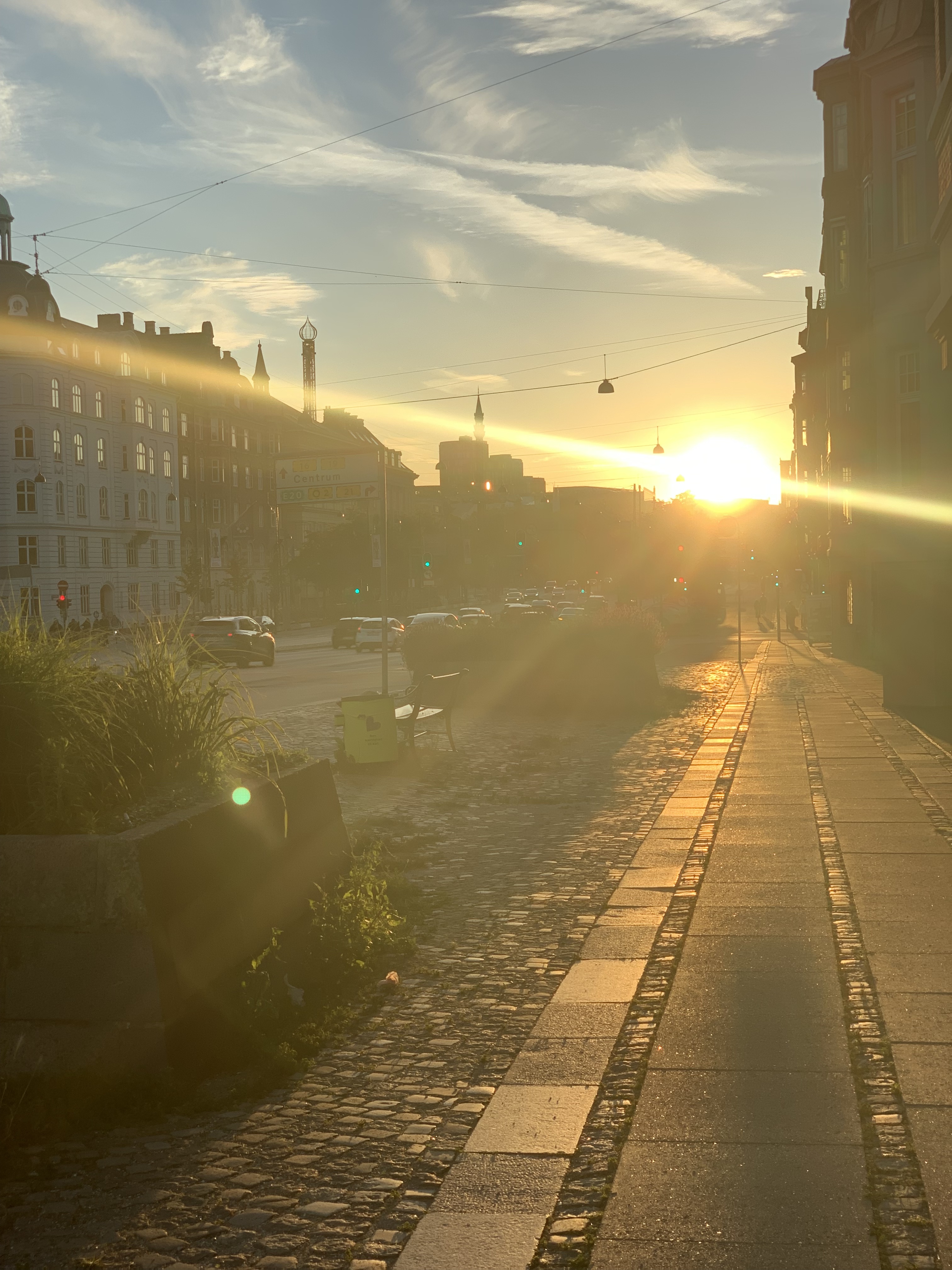 Sunset in Copenhagen